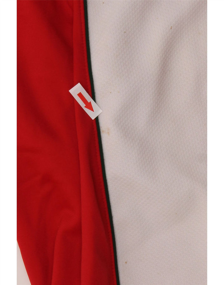Vintage Womens Tracksuit Trousers IT 40 Small Red Colourblock Polyester