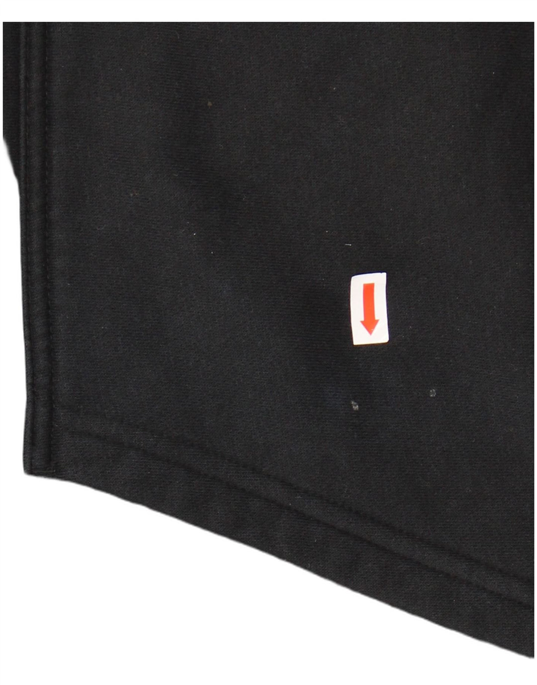 NIKE Mens Graphic Hoodie Jumper Medium Black Cotton