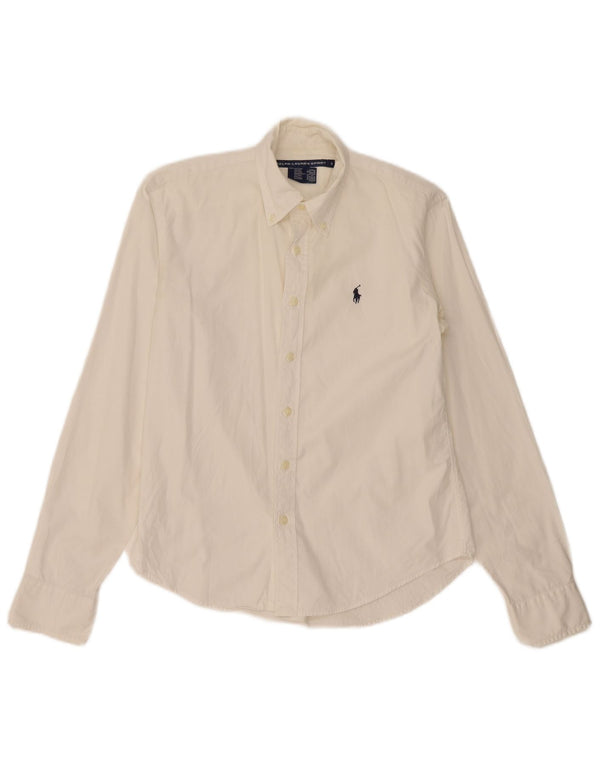 Ralph Lauren Womens Shirt US 8 Medium White Cotton