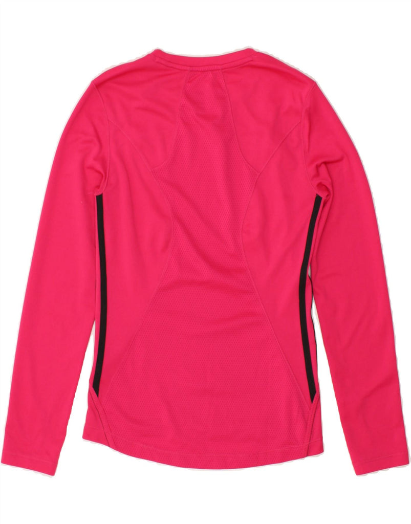 ADIDAS Womens Running Top Long Sleeve UK 4/6 XS Pink | Vintage Adidas | Thrift | Second-Hand Adidas | Used Clothing | Messina Hembry 