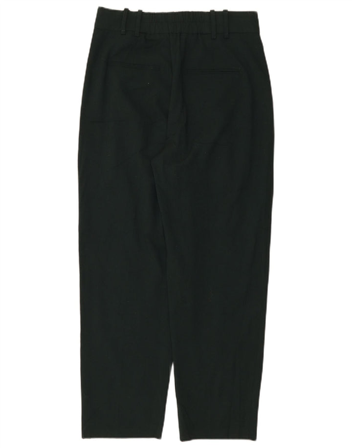 Zara Womens Tapered Chino Trousers Small W25 L25 Green Polyester
