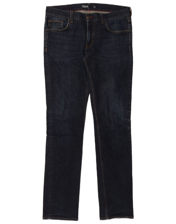 Tommy Hilfiger Mens Denton Straight Jeans W36 L34 Navy Blue