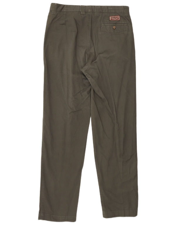 MARLBORO CLASSICS Mens Pegged Chino Trousers EU 50 Large W34 L34 Khaki