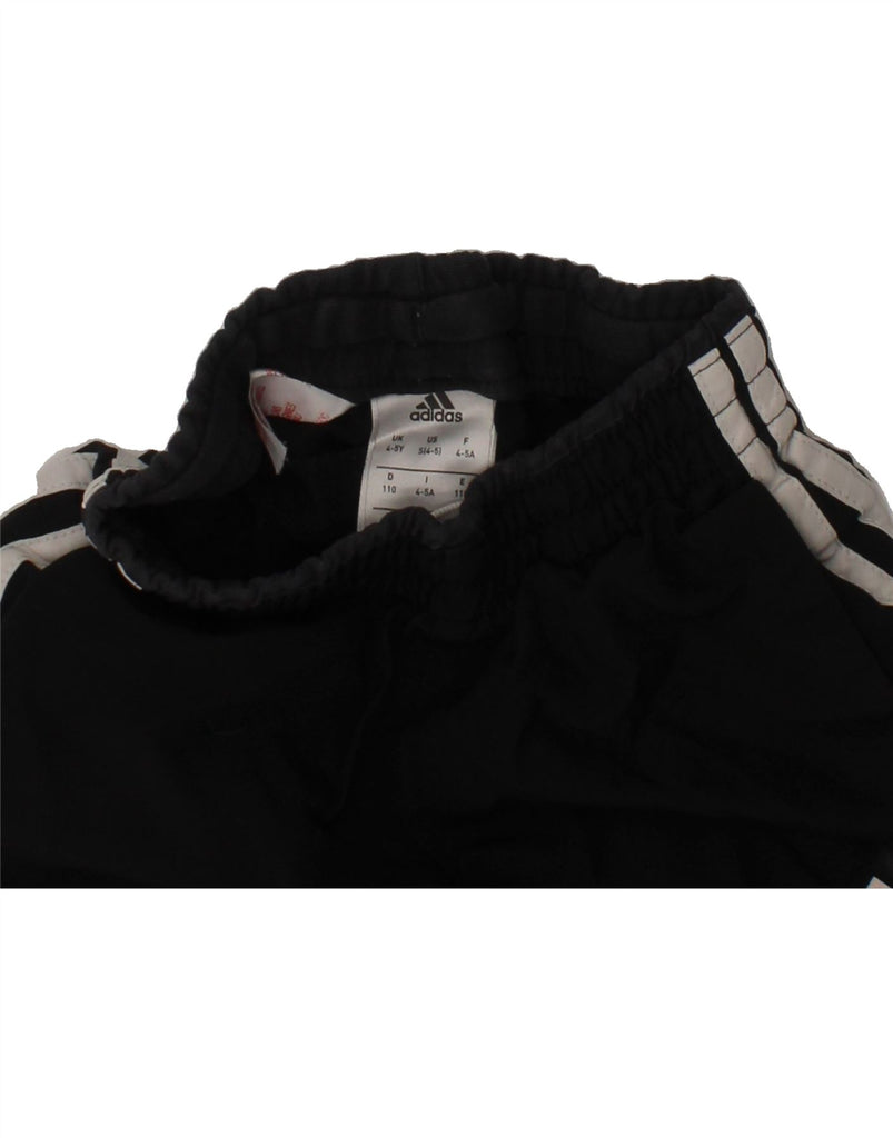 ADIDAS Boys Sport Shorts 4-5 Years  Black Polyester Vintage Adidas and Second-Hand Adidas from Messina Hembry 