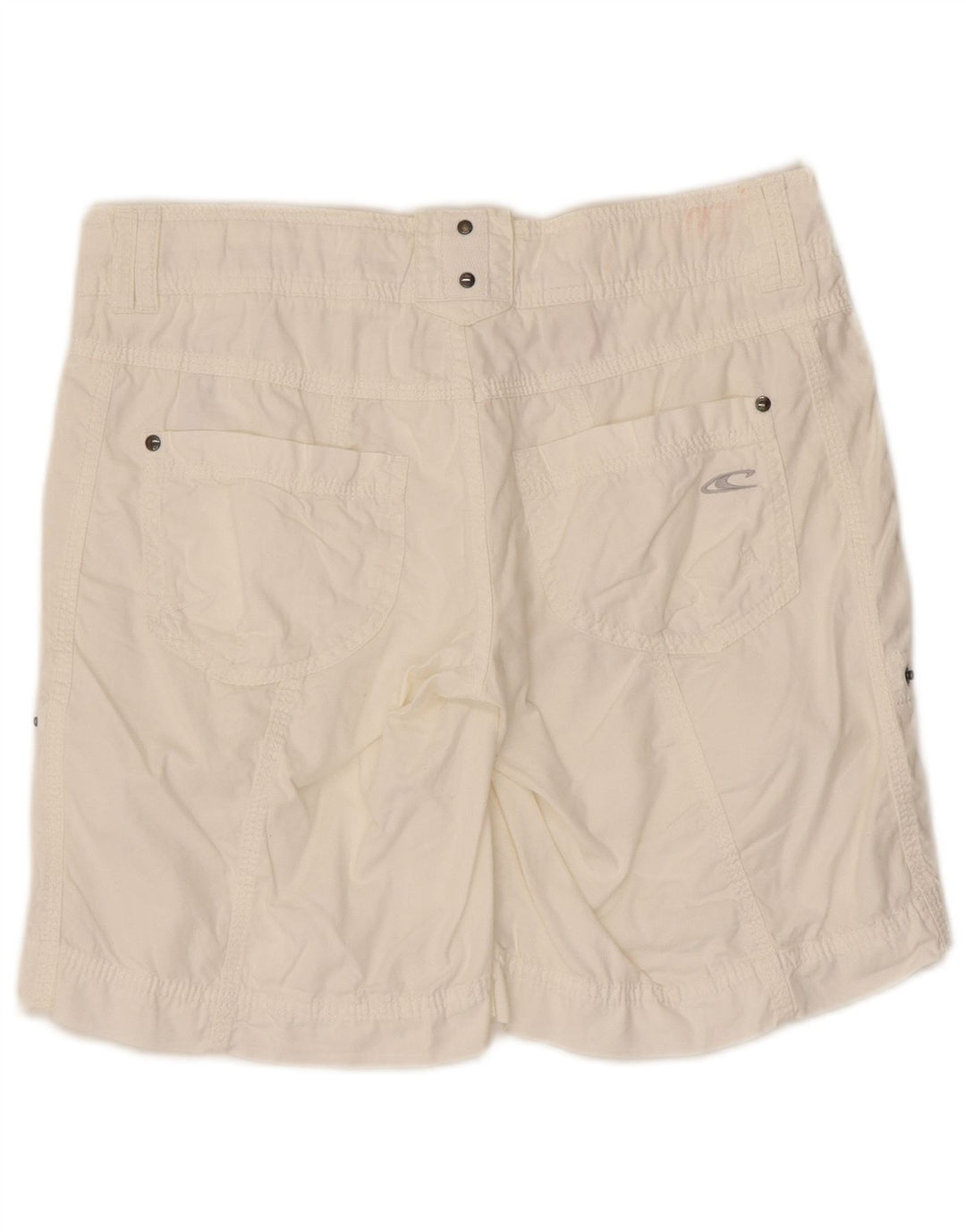 O'Neill Womens Casual Shorts W26 Small  White Cotton