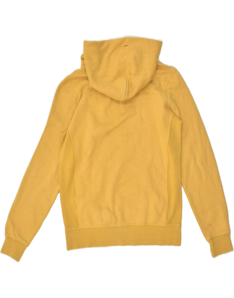 CHAMPION Mens Graphic Hoodie Jumper Small Yellow Cotton | Vintage Champion | Thrift | Second-Hand Champion | Used Clothing | Messina Hembry 