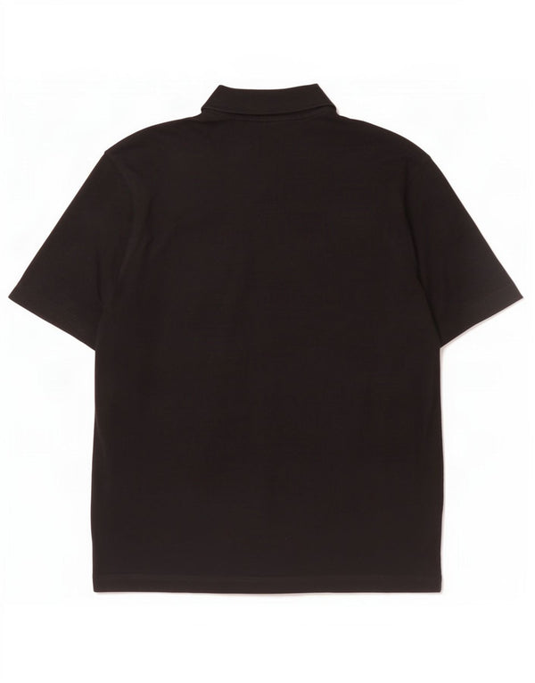 Paul & Shark Mens Yachting Polo Shirt XL Black Cotton