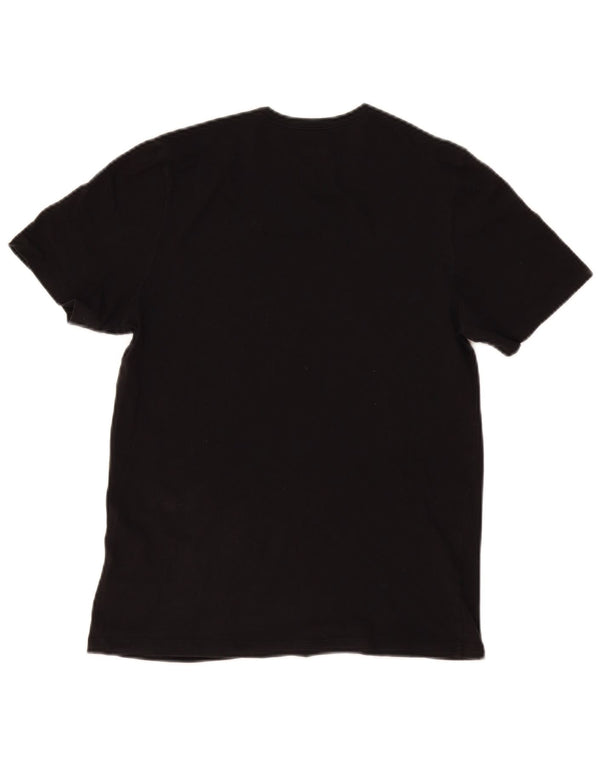 Hugo Boss Mens T-Shirt Top Small Black Cotton