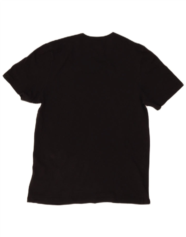 Hugo Boss Mens T-Shirt Top Small Black Cotton