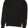 Levi's Womens Boat Neck Jumper Sweater UK 10 Small Black Polyamide