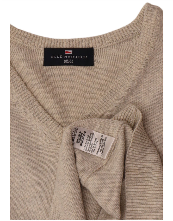 Marks & Spencer Mens Blue Harbour Vest Tank Top UK 41/43 Large Beige