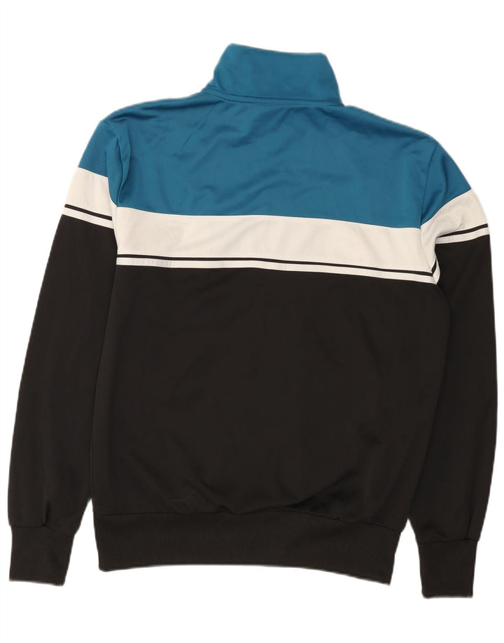Sergio Tacchini Mens Tracksuit Top Jacket Medium Black Colourblock