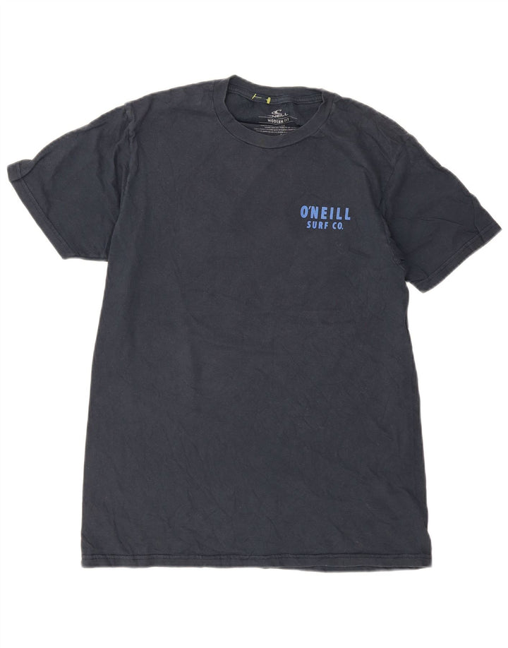 O'NEILL Mens Modern Fit Graphic T-Shirt Top Medium Navy Blue Cotton