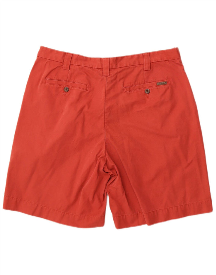 Eddie Bauer Mens Chino Shorts W36 Large Red Cotton