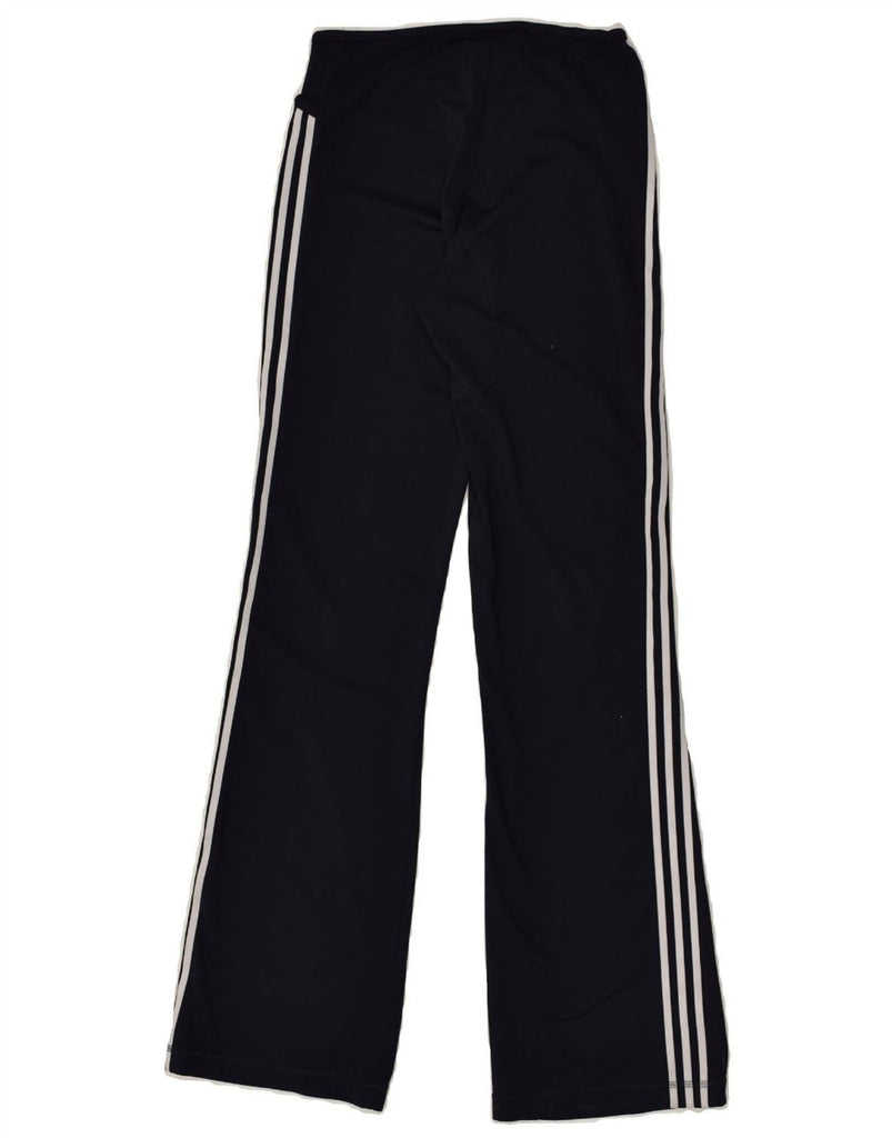 ADIDAS Girls Tracksuit Trousers 13-14 Years Navy Blue Polyester | Vintage Adidas | Thrift | Second-Hand Adidas | Used Clothing | Messina Hembry 