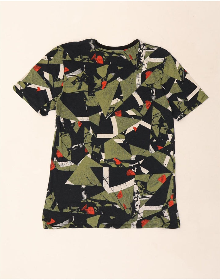 Nike Mens Athletic Cut Graphic T-Shirt Top Medium Multicoloured Geometric