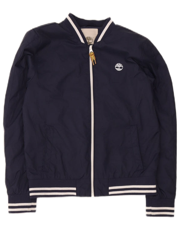 Timberland Boys Bomber Jacket 11-12 Years XS Navy Blue Polyester