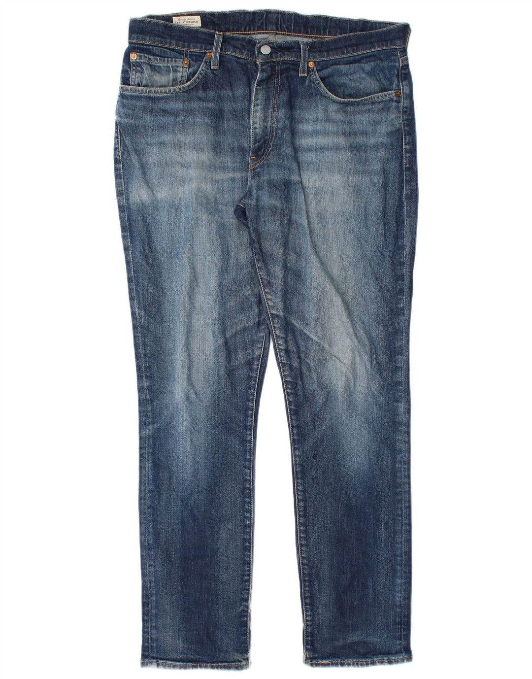 Levi's Mens 511 Slim Jeans W34 L32 Blue Cotton