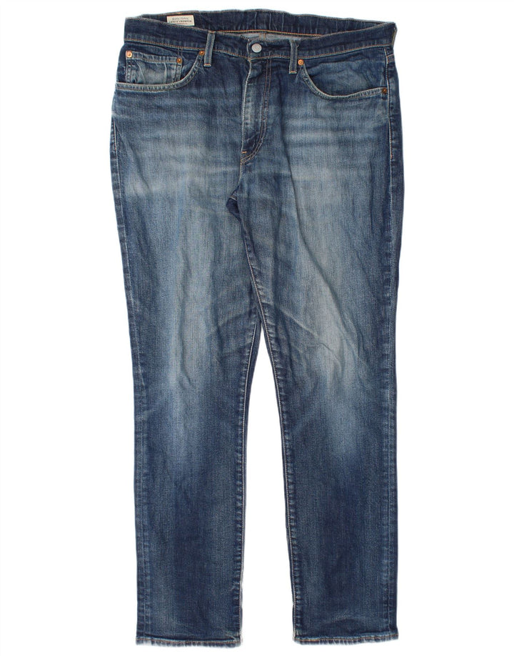 Levi's Mens 511 Slim Jeans W34 L32 Blue Cotton