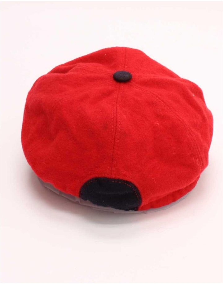 Conte of Florence Mens Baseball Cap One Size Red Wool