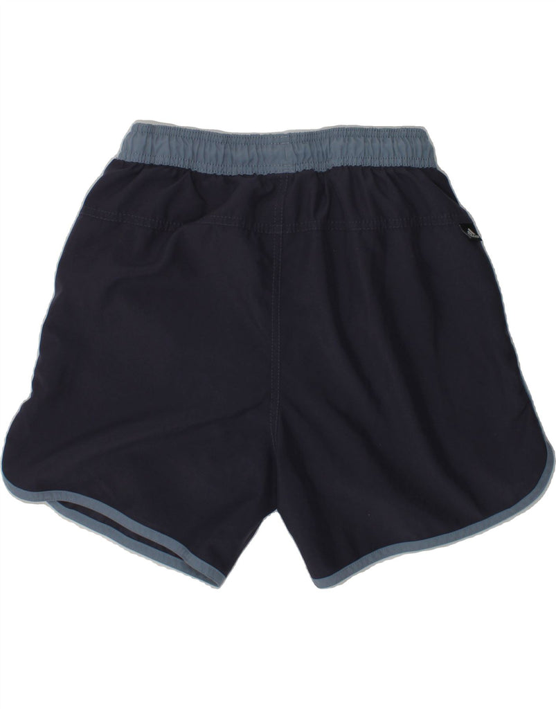 ADIDAS Boys Graphic Sport Shorts 13-14 Years Navy Blue Polyester Vintage Adidas and Second-Hand Adidas from Messina Hembry 