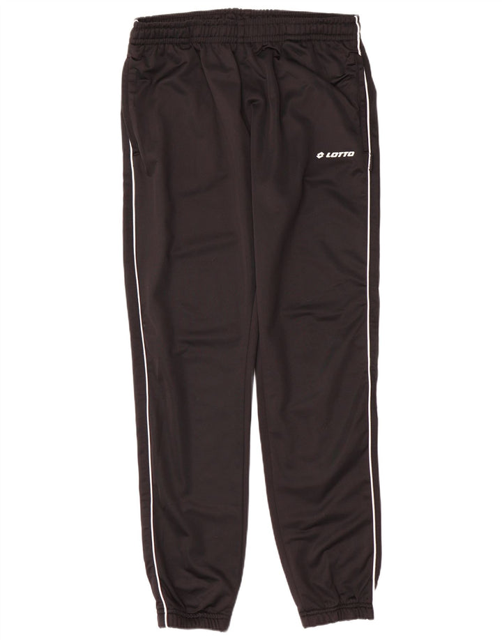 Lotto Mens Tracksuit Trousers Joggers Large  Black Polyester