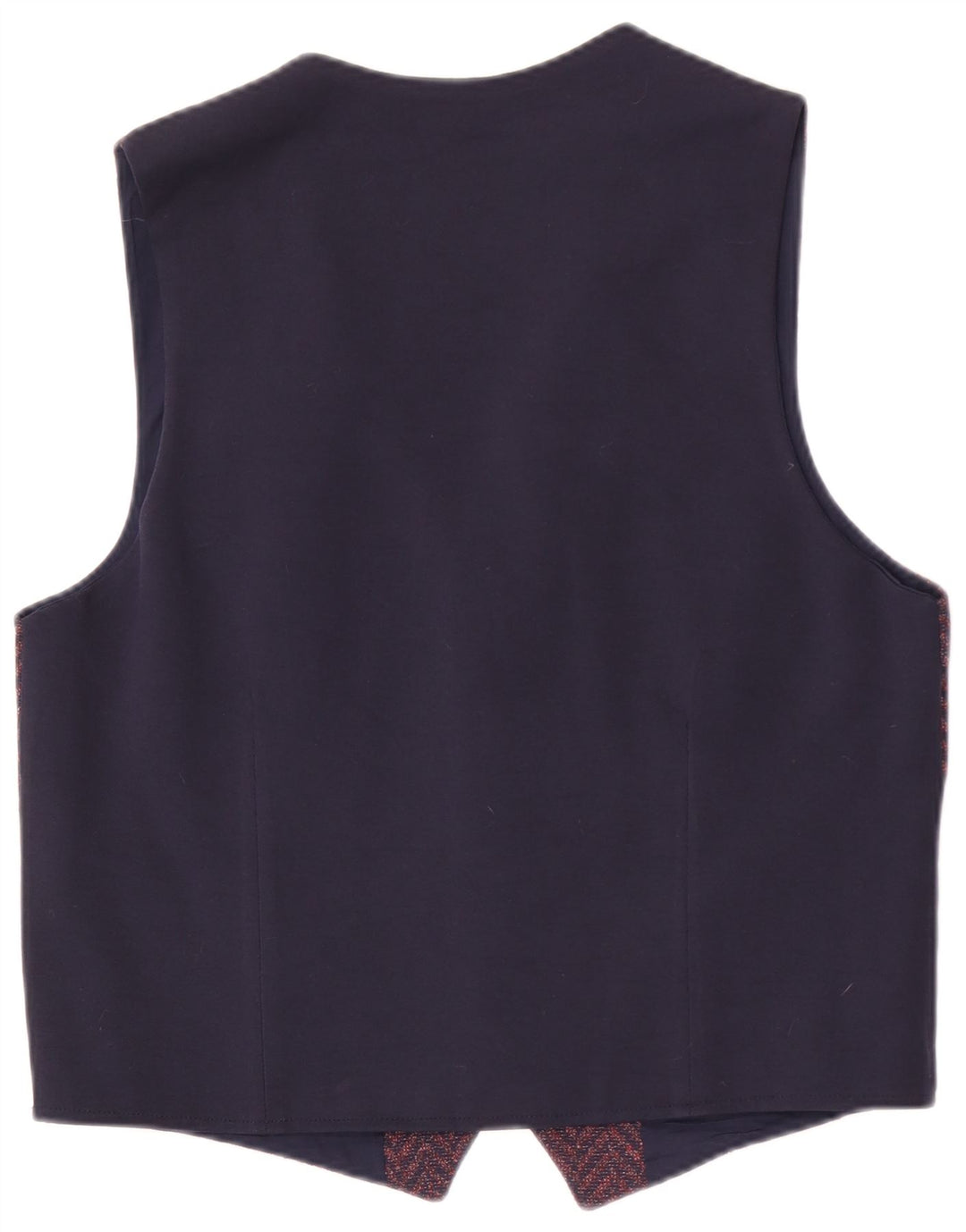 Vintage Mens Waistcoat Medium Purple Herringbone