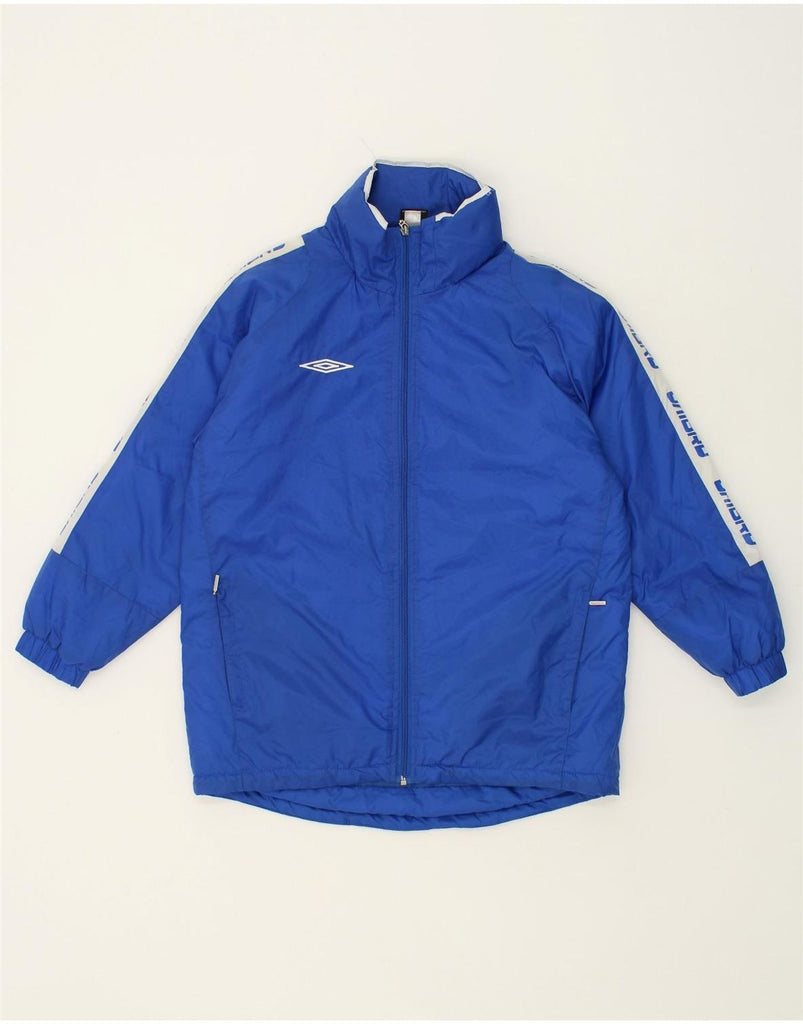 UMBRO Boys Windbreaker Jacket 13-14 Years XL Blue Nylon | Vintage Umbro | Thrift | Second-Hand Umbro | Used Clothing | Messina Hembry 