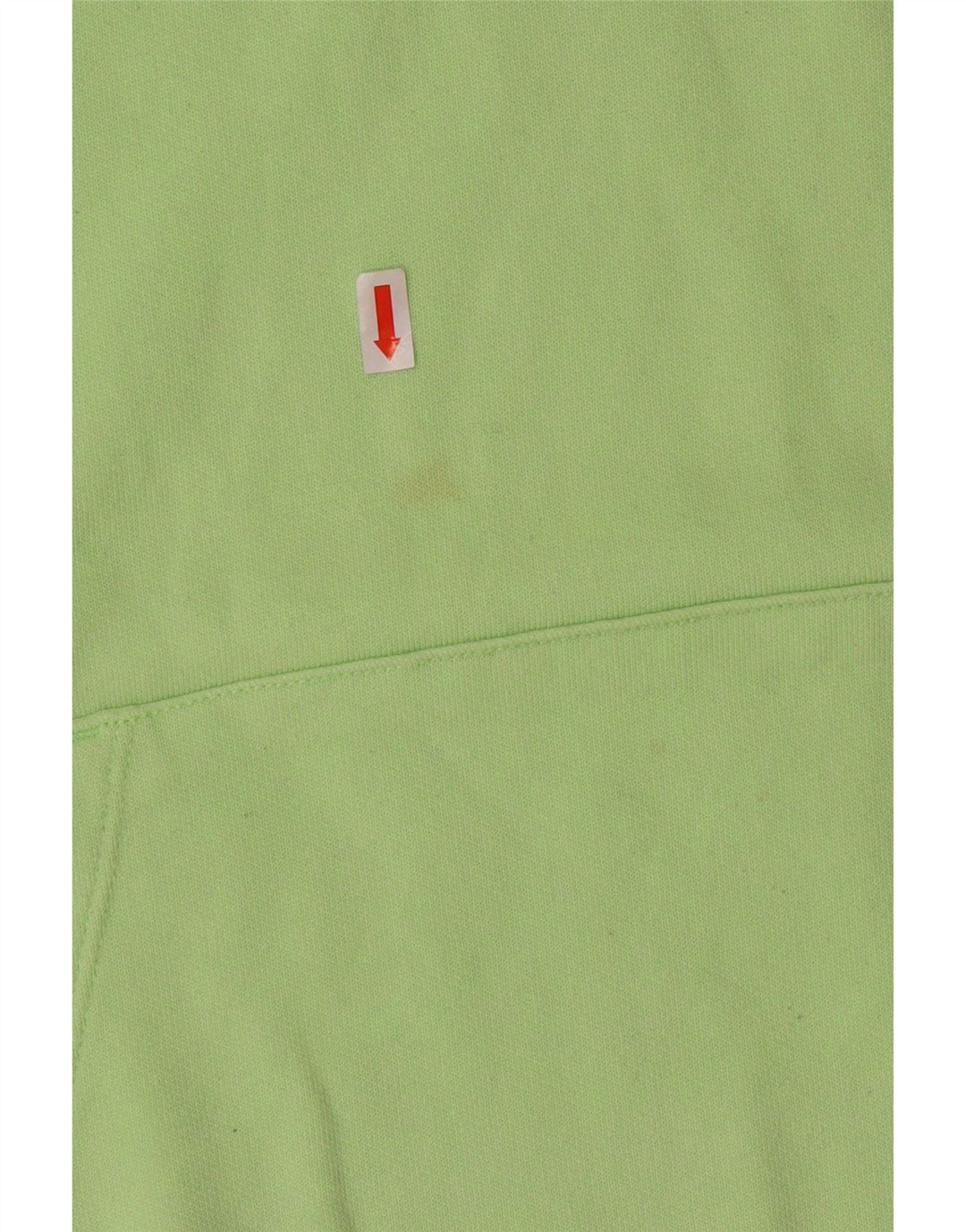 CHAMPION Womens Graphic Hoodie Jumper UK 16 Large Green Cotton