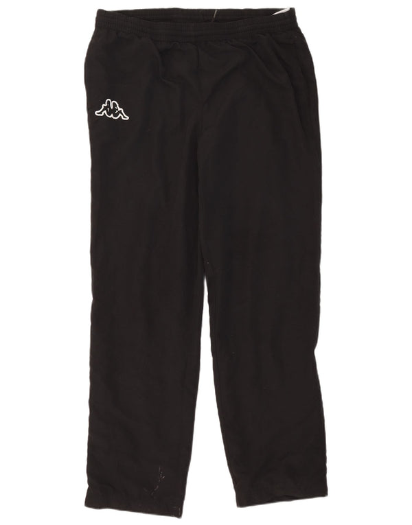 Kappa Mens Tracksuit Trousers Large Black Polyester