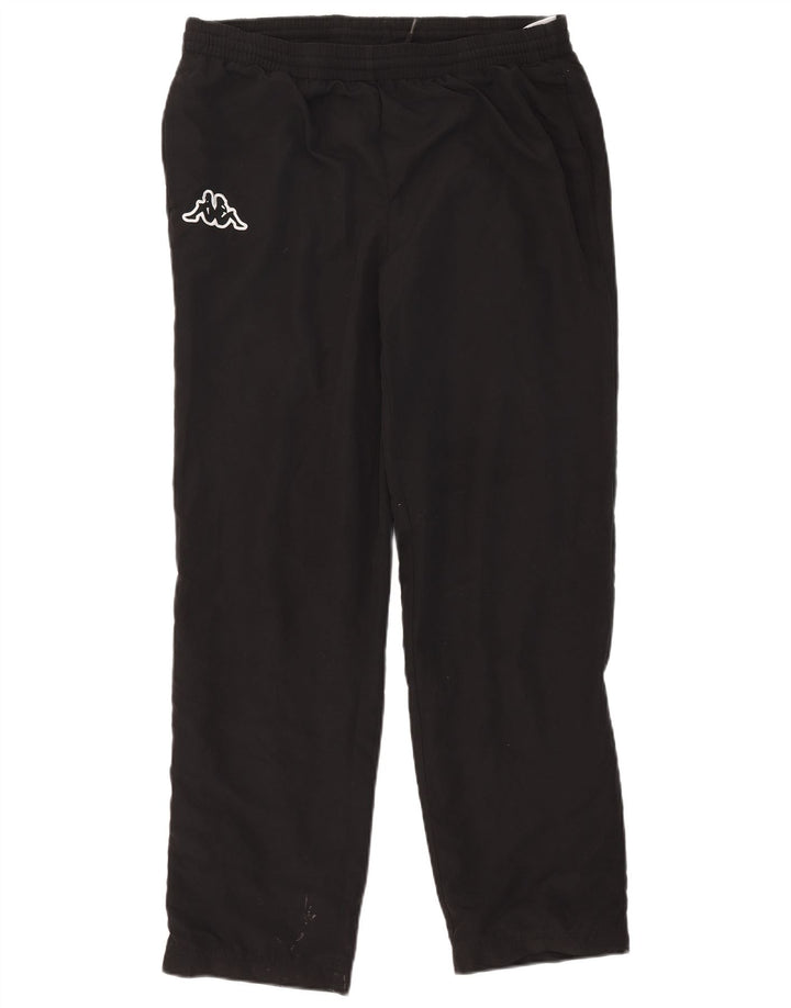 Kappa Mens Tracksuit Trousers Large Black Polyester