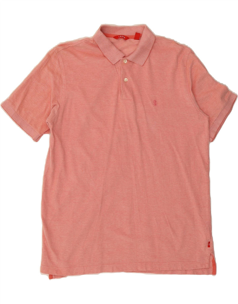 IZOD Mens Polo Shirt Large Pink Cotton Vintage Izod and Second-Hand Izod from Messina Hembry 