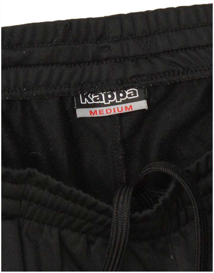 Kappa Mens Tracksuit Trousers Joggers Medium Black Polyester