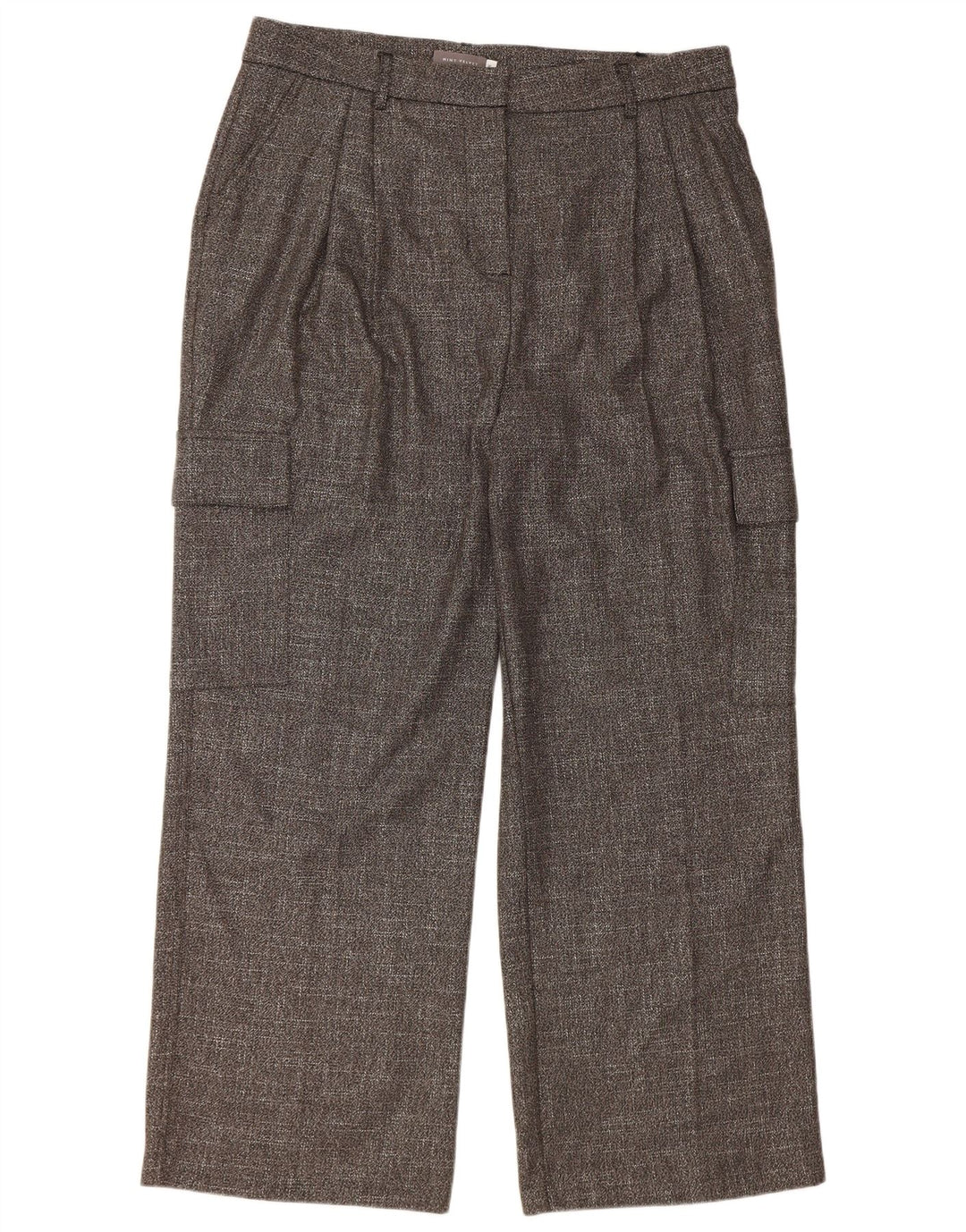 MINT VELVET Womens Pegged Cargo Trousers XL W36 L30 Grey Flecked Polyester