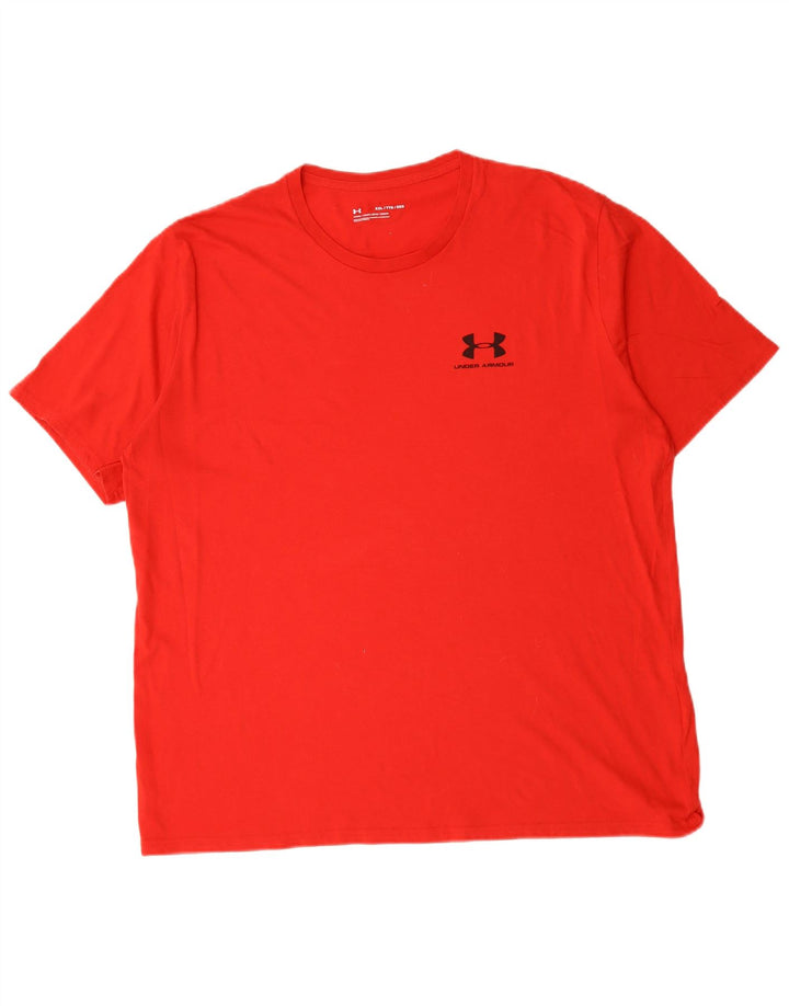 Under Armour Mens T-Shirt Top 2XL Red