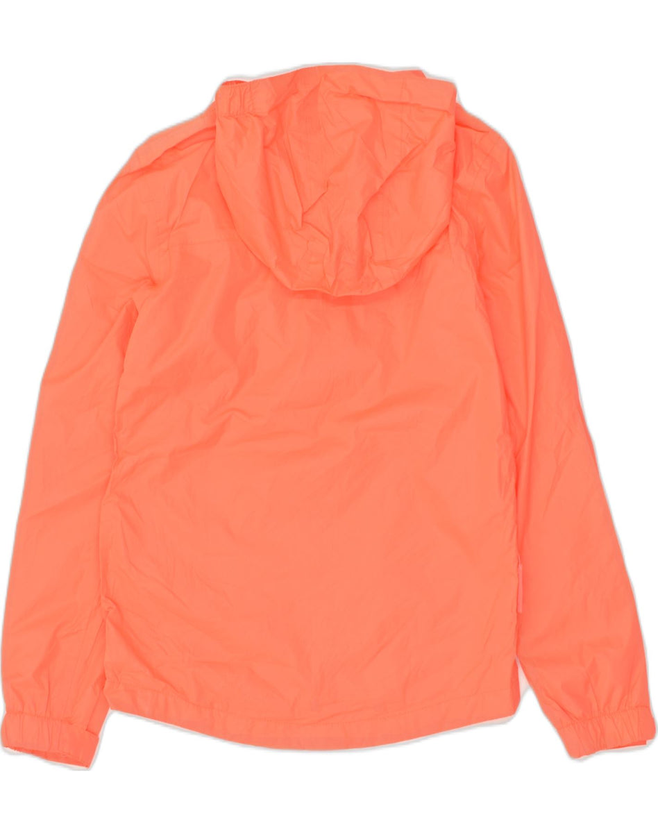 MOUNTAIN WAREHOUSE Girls Hooded Rain Jacket 11-12 Years Orange ...