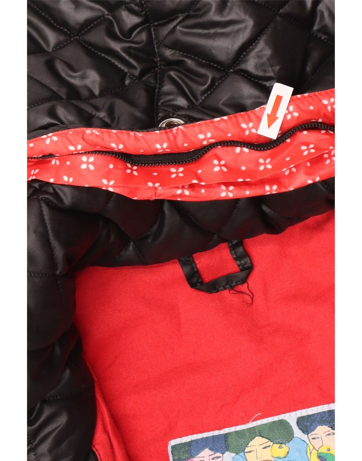 Belfe & Belfe Womens Hooded Oversized Quilted Jacket IT 44 Medium Black