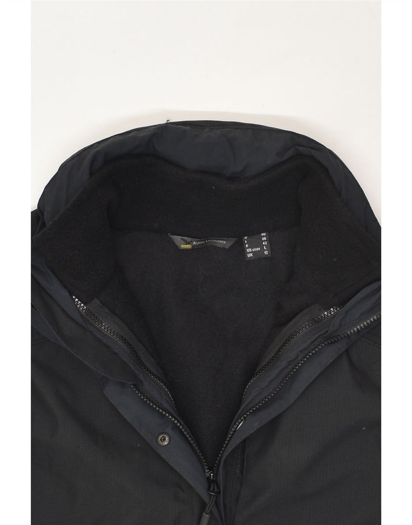 SALEWA Womens Hooded Windbreaker Jacket UK 12 Medium  Blue Polyamide | Vintage SALEWA | Thrift | Second-Hand SALEWA | Used Clothing | Messina Hembry 