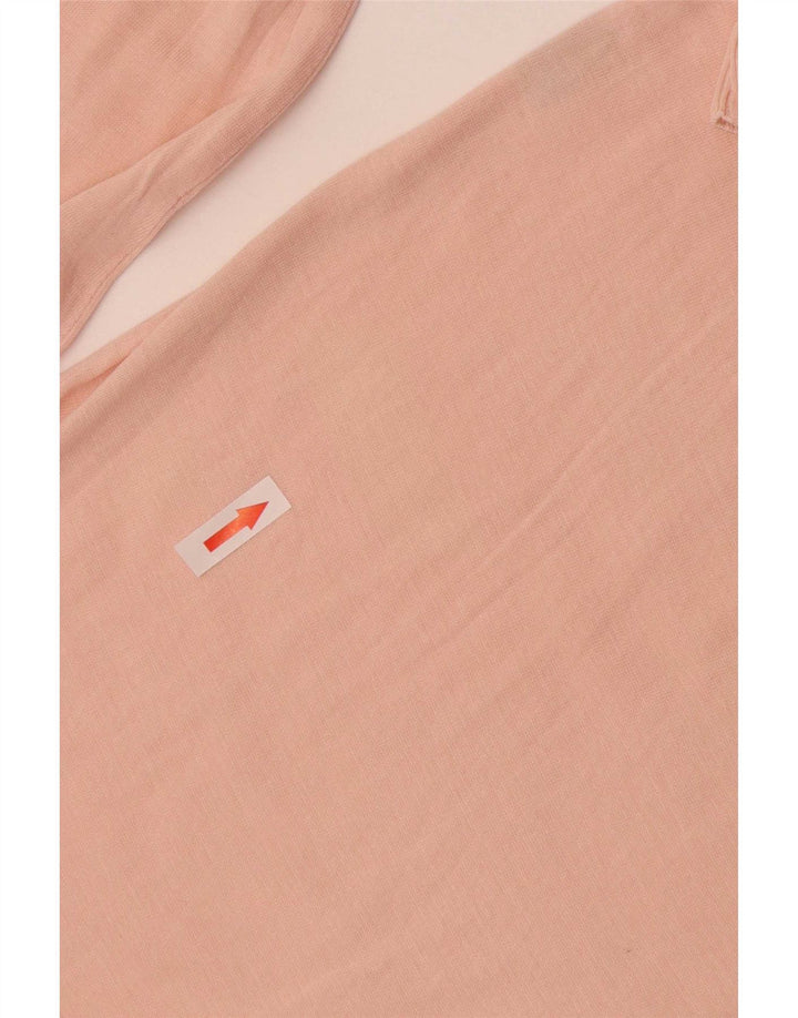 Massimo Dutti Womens Top Long Sleeve UK 8 Small Pink
