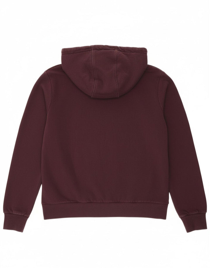 KAPPA Womens Hoodie Jumper UK 16 Large Purple Cotton