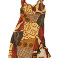 Rene Derhy Womens Asymmetrical Dress IT 48 XL Multicoloured Patchwork