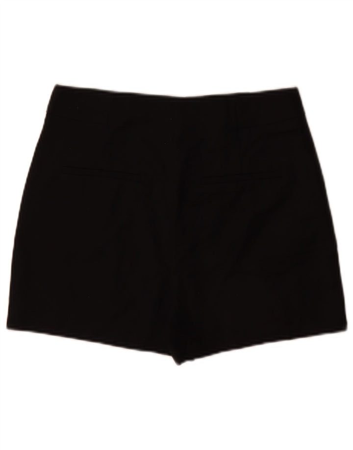 Zara Womens Casual Shorts Small W26 Black Cotton