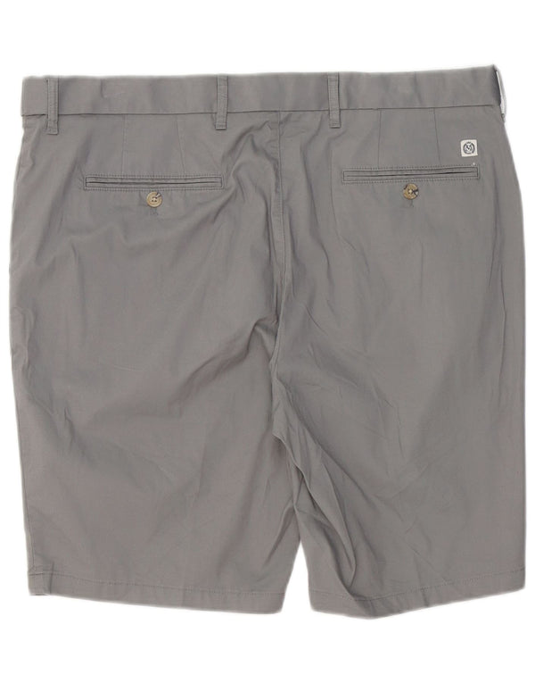 Marks & Spencer Mens Chino Shorts XL W38 Grey Cotton