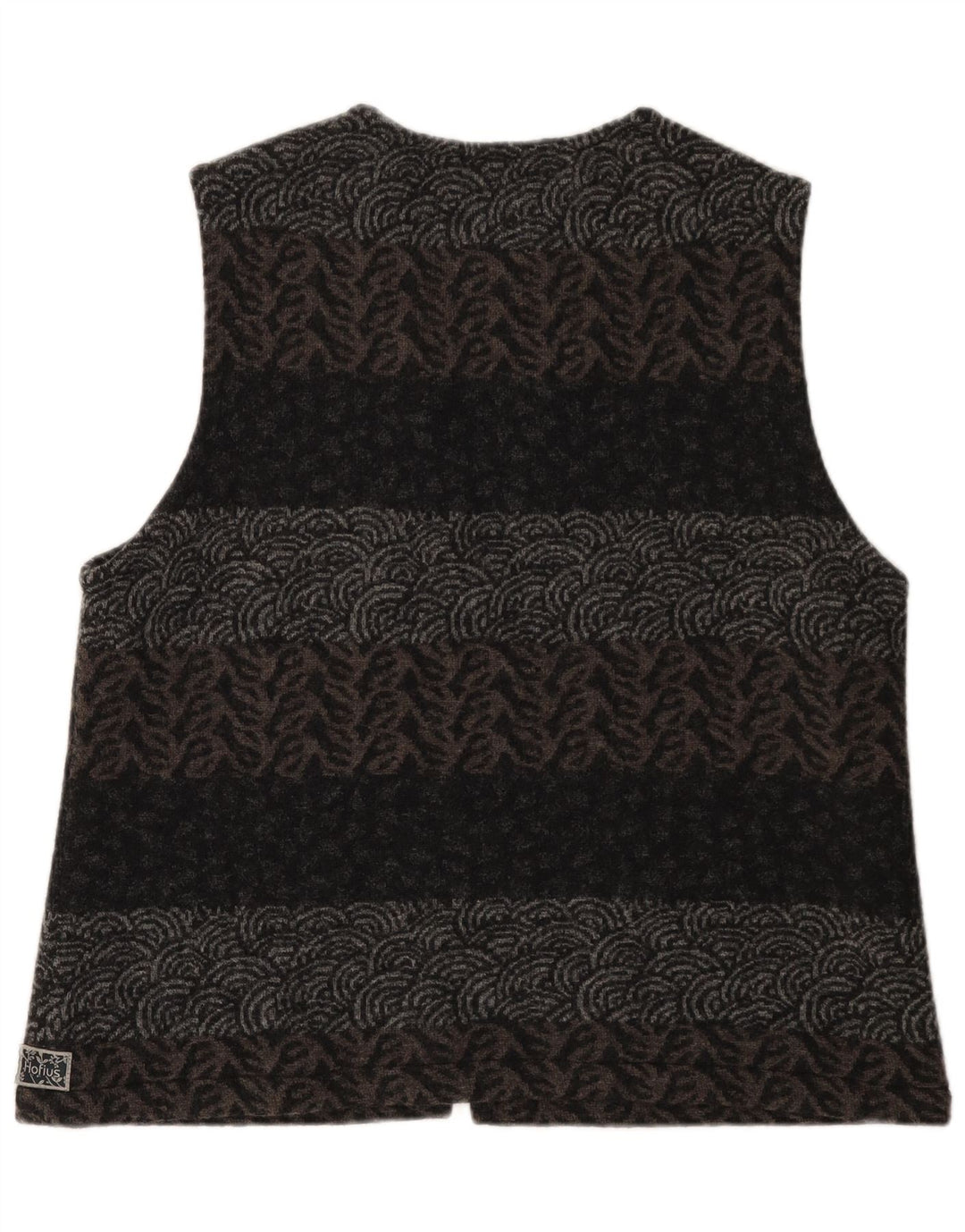 Hofius Womens Cardigan Sweater EU 42/44 Large Multicoloured Geometric