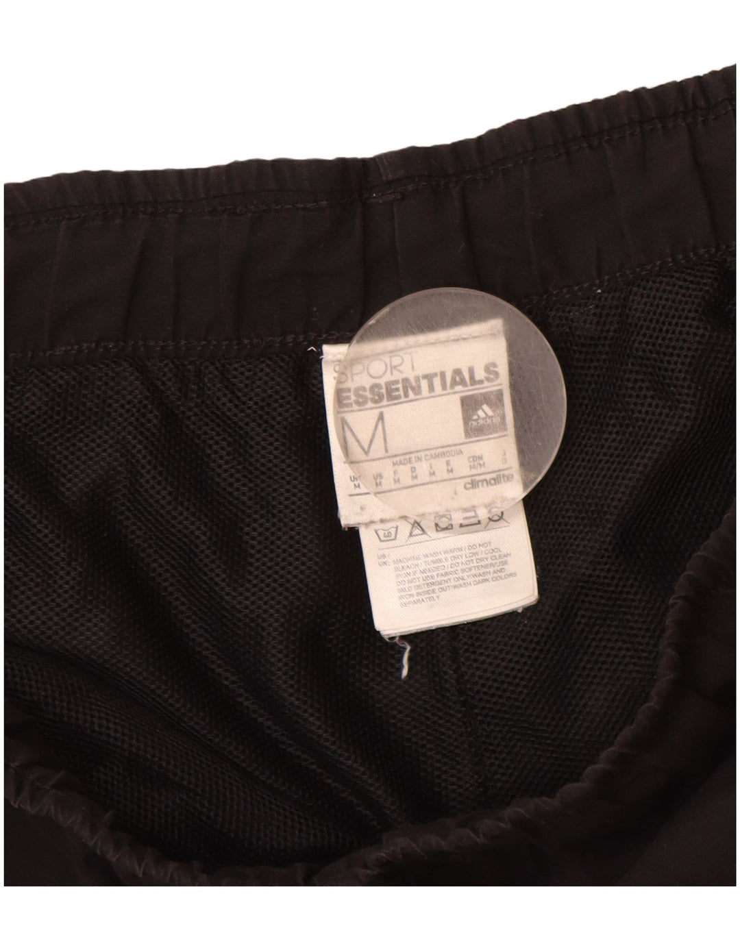 Adidas Mens Climalite Sport Shorts Medium Black Polyester