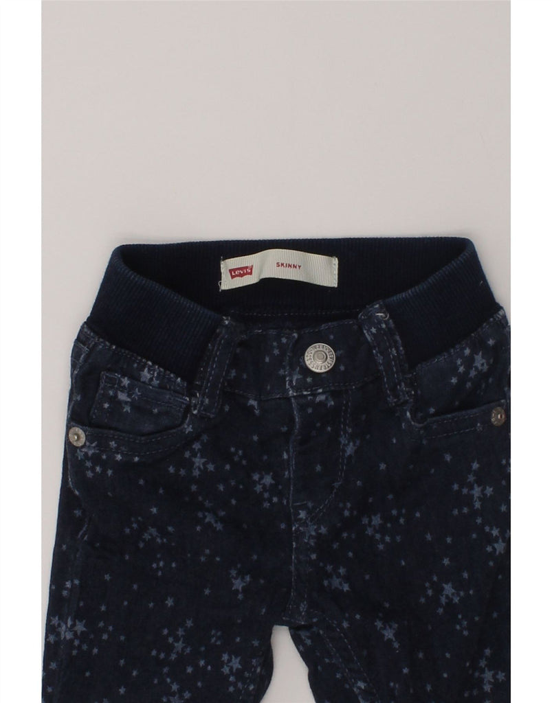 LEVI'S Baby Girls Skinny Jeans 9-12 Months W18 L9  Navy Blue Cotton | Vintage Levi's | Thrift | Second-Hand Levi's | Used Clothing | Messina Hembry 