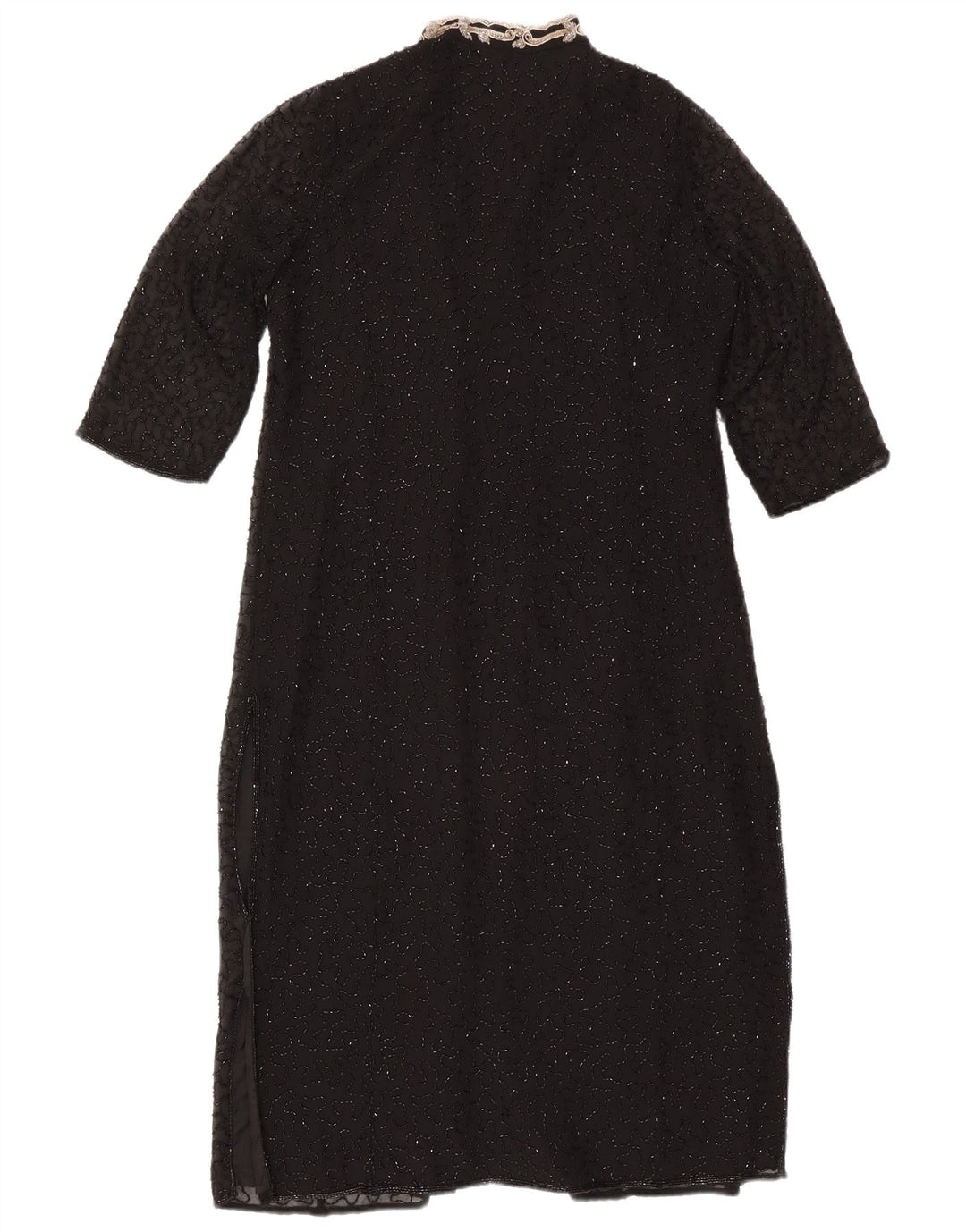 Jacques Vert Womens Evening 3/4 Sleeve Cardigan Top UK 12 Medium Black