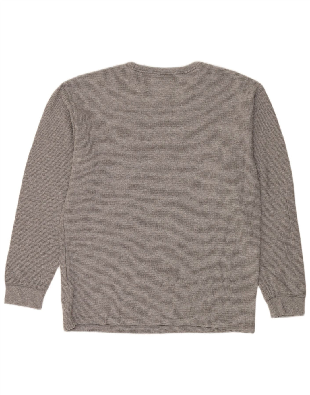 Vans Mens Classic Fit Top Long Sleeve Large Grey Cotton