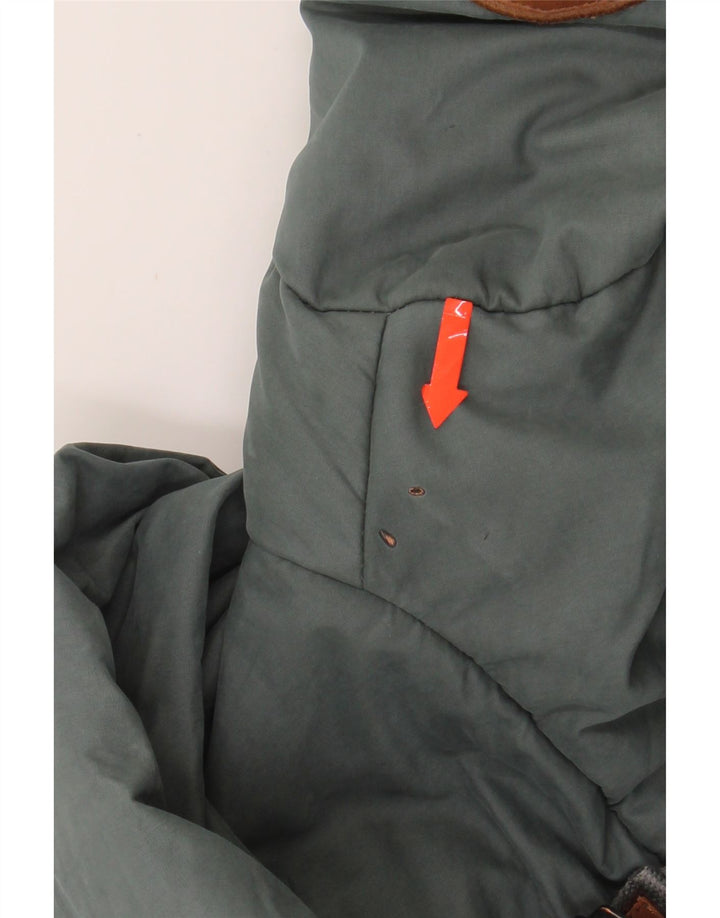 NAKETANO Womens Padded Jacket UK 6 XS Green Cotton Vintage Naketano and Second-Hand Naketano from Messina Hembry 