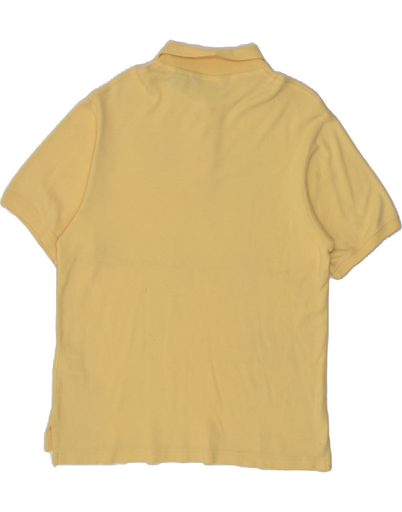 EDDIE BAUER Mens Polo Shirt Small Yellow Cotton | Vintage Eddie Bauer | Thrift | Second-Hand Eddie Bauer | Used Clothing | Messina Hembry 